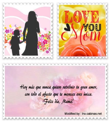 Bonitas tarjetas con dedicatorias de amor para el Día de la Madre.#TextosParaDíaDeLaMadre