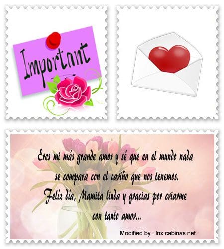 Bonitas tarjetas con pensamientos de amor para el Día de la Madre para Facebook