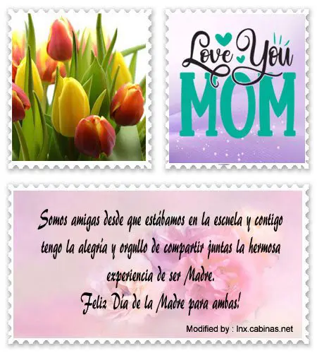 Bonitos pensamientos sobre el amor de Madre para Facebook.#MensajesParaAmigaPorDiaDeLaMadre