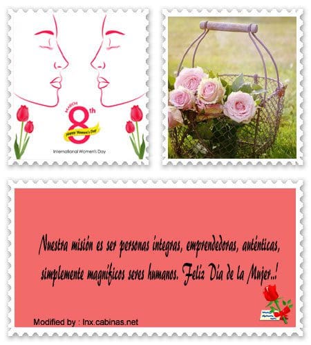 bonitas postales para felicitar el Día de la Mujer.#SaludosParaElDíaDeLaMujer