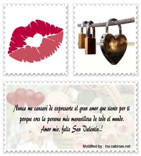 Frases y mensajes románticos para San Valentín.#SaludosParaSanValentín