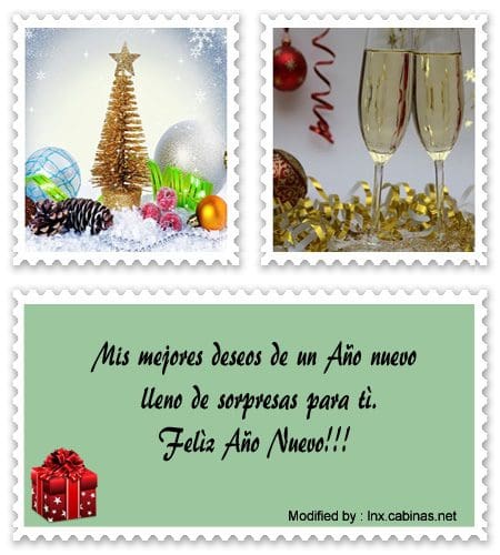 Descargar tarjetas con dedicatorias de Año Nuevo para Facebook.#SaludosDeAñoNuevo,#FelicitacionesDeAñoNuevo