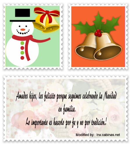 Bellos y originales mensajes de Navidad para mandar por Whatsapp a mis hijas.#TarjetasDeNavidadParaUnHijo,#SaludosDeNavidad