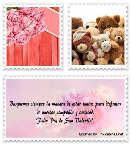 Buscar tarjetas con frases románticas de Amor y Amistad para mi novia para Instagram.#SaludosParaSanValentin