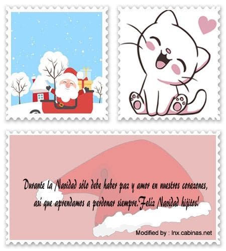  Descargar mensajes de Navidad para un hijo.#SaludosDeNavidadParaHijos