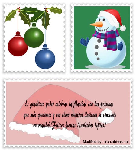 Bonitos mensajes de Navidad para enviar a mis hijos por Whatsapp.#SaludosDeNavidadParaHijos