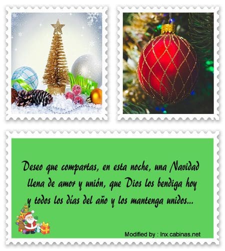 tarjetas con mensajes de Navidad para dedicar por Facebook