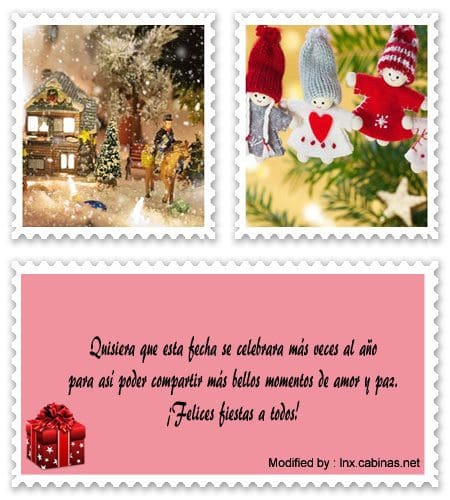 Bonitas tarjetas con pensamientos de Navidad para Facebook.#FrasesDeNavidad