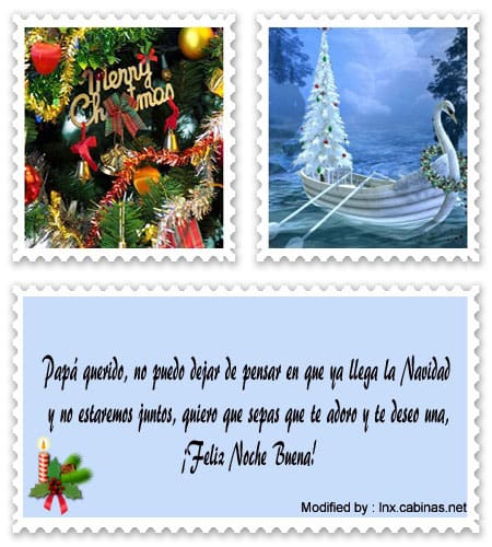 Bellos y originales mensajes de Navidad para mandar a mis Papas.#SaludosDeNavidadParaMisPadres