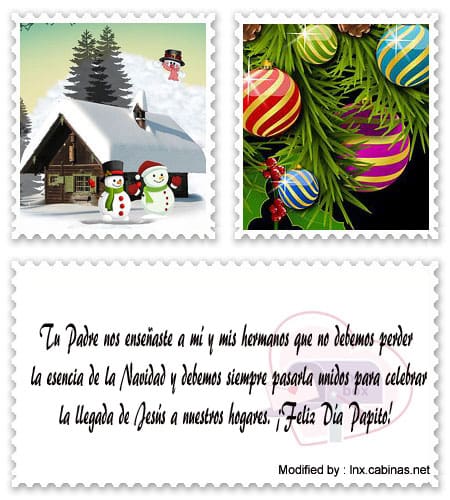 Buscar bonitos y originales saludos para enviar en Navidad a mis Papas.#SaludosDeNavidadParaMisPadres