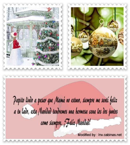 Palabras de Navidad para compartir en Facebook.#SaludosDeNavidadParaMisPadres
