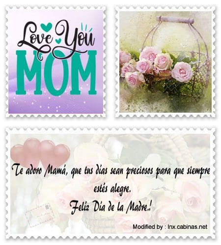 Saludos para el Día de la Madre para enviar por Whatsapp.#MensajesDelDíaDeLaMadre