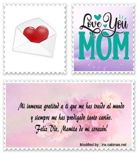 Originales saludos por el Día de las Madres para enviar por Whatsapp.#MensajesPorElDíaDeLaMadre