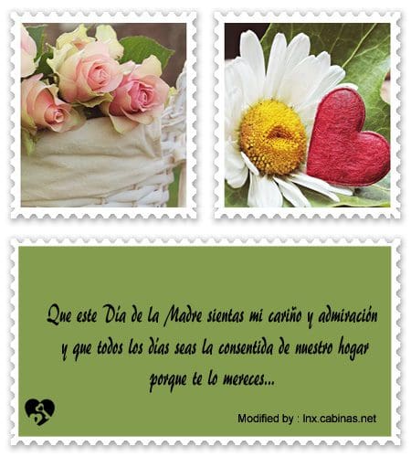 Bonitas tarjetas con dedicatorias de amor para el Día de la Madre .#SaludosPorElDíaDeLaMadre