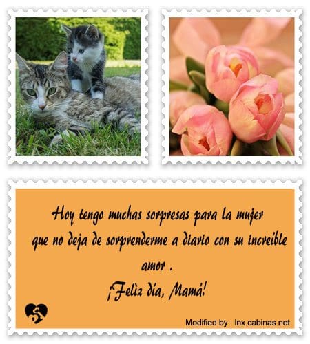 Bonitas tarjetas con dedicatorias de amor para el Día de la Madre.#FelicitacionesPorDíaDeLaMadre
