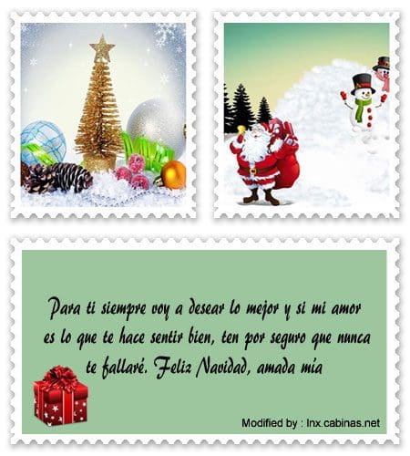 Buscar textos cortos de Navidad para Whatsapp.#MensajesRomanticosDeNavidad