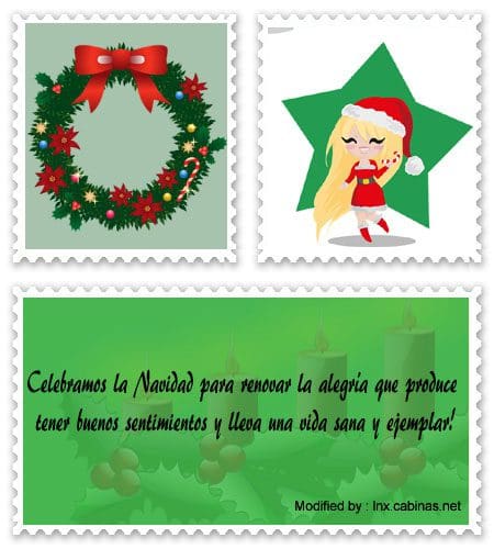 tarjetas con frases de Navidad para Messenger