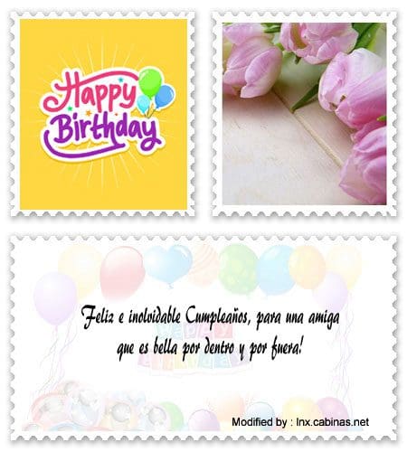 tarjetas con saludos de Cumpleaños para mi mejor amiga