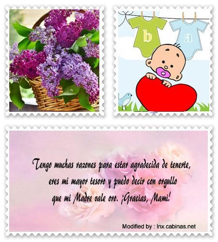 tarjetas con frases para agradecer a Mamá en su Día