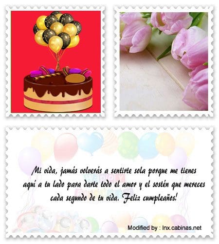 Postales de cumpleaños para enviar por Whatsapp.#SaludosDeCumpleañosParaMiNovia