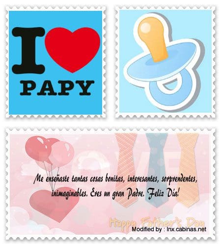 tarjetas con frases por el Día del Padre.#SaludosPorElDíaDelPadre