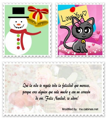 románticos mensajes felíz Navidad.#TarjetasDeNavidad