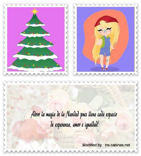 Bonitas tarjetas con dedicatorias de amor de Navidad.#TarjetasDeNavidad