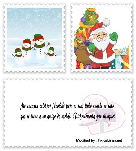 mensajes y tarjetas para enviar en Navidad a mi amiga.#TextosDeNavidadParaAmigas