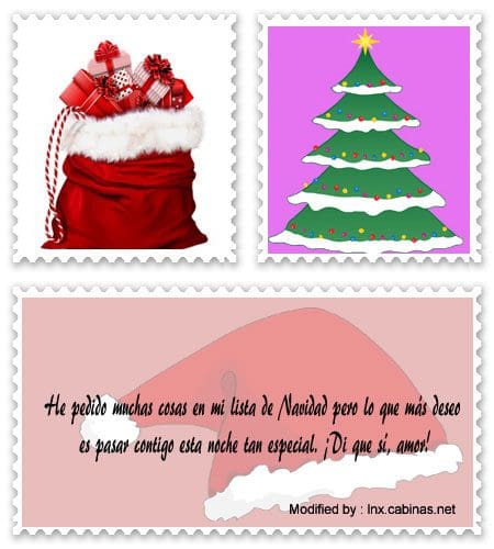 Buscar mensajes de amor para dedicar en Navidad por Whatsapp.#PoemasNavideñosParaNovios