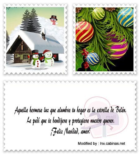 Bonitas tarjetas con dedicatorias de amor de Navidad.#PoemasNavideñosParaNovios